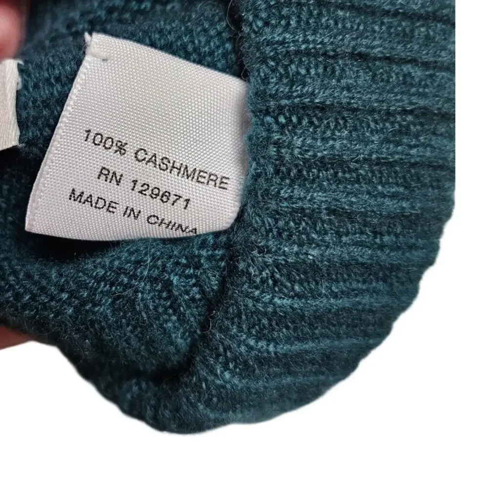 NEW Naked Cashmere L/XL Dark Green Gloves Soft Winter Minimalist Knit